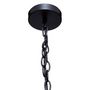 Voir la diapositive 2 : ATMOSPHERA Lampe Suspension Perles  Goya  53cm Noir