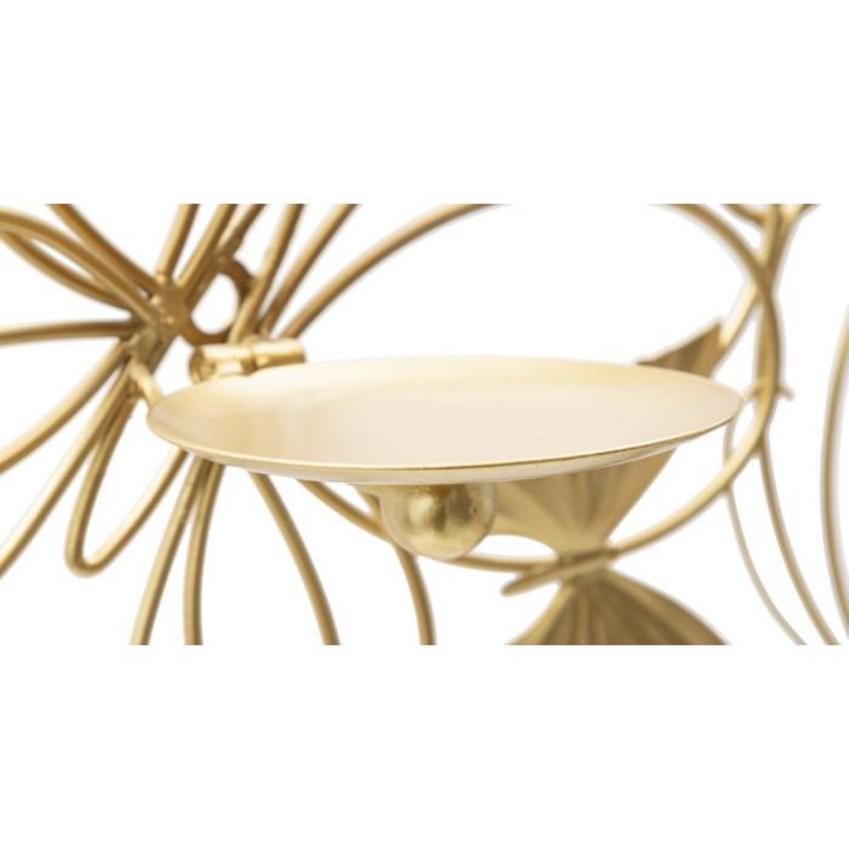Paris Prix Bougeoir Mural en Métal  Butterflies  61cm Or
