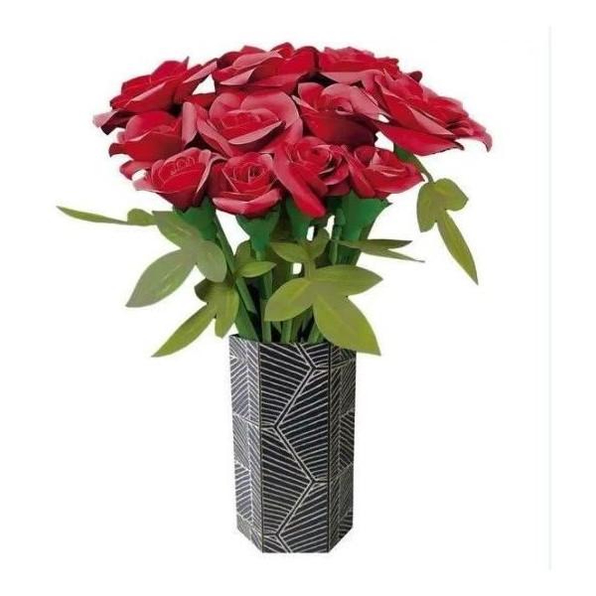 Voir la diapositive 2 : EDUCA Kit créatif - EDUCA - Floral Art Bouquet de Roses - Création de roses en papier sans colle - Des 14 ans