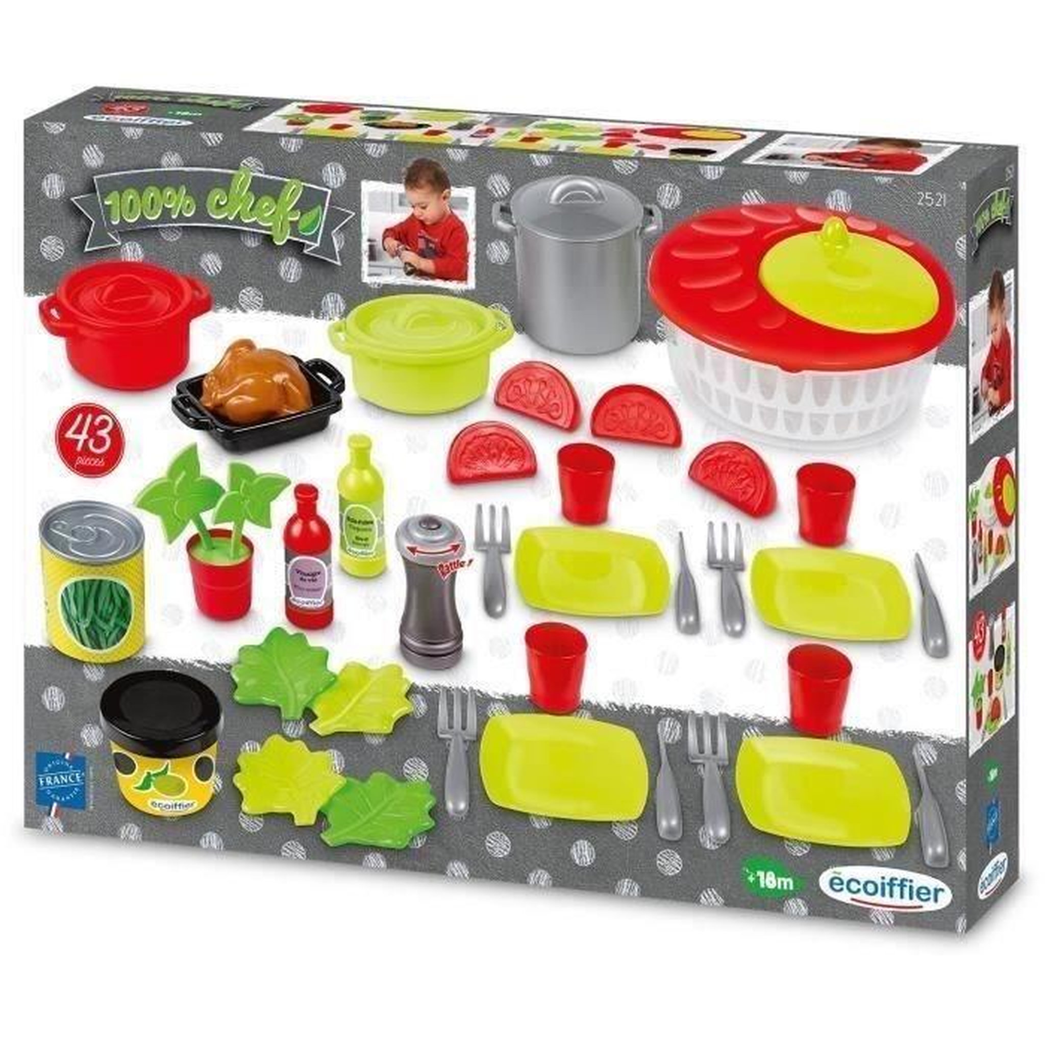 Voir la diapositive 1 : Coffret Cooking - kit de dinette - des 18 mois - Abrick