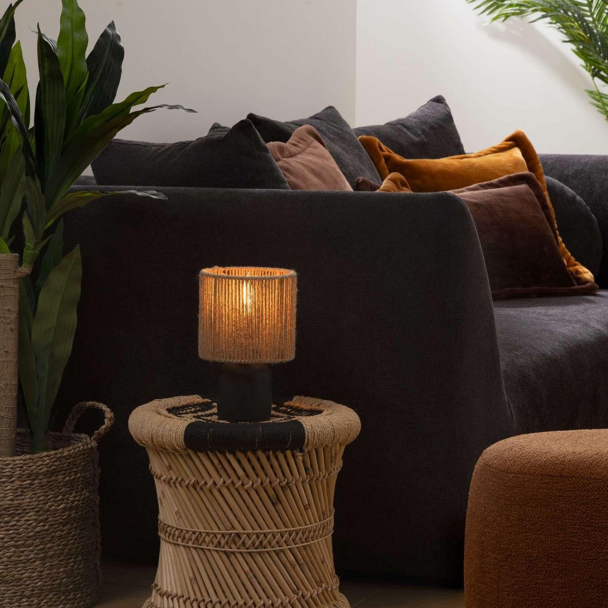 ATMOSPHERA Lampe cylindre en céramique