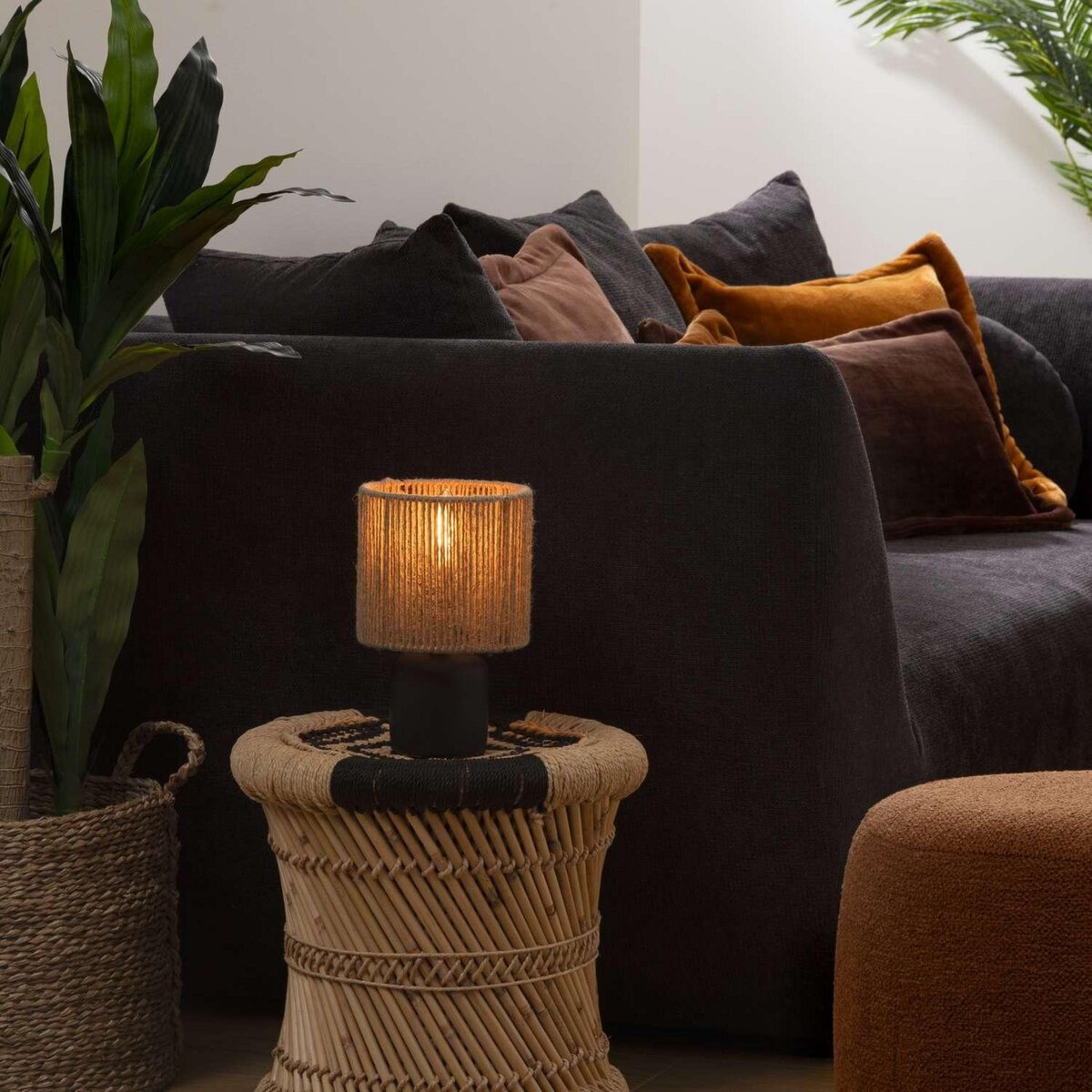ATMOSPHERA Lampe cylindre en céramique