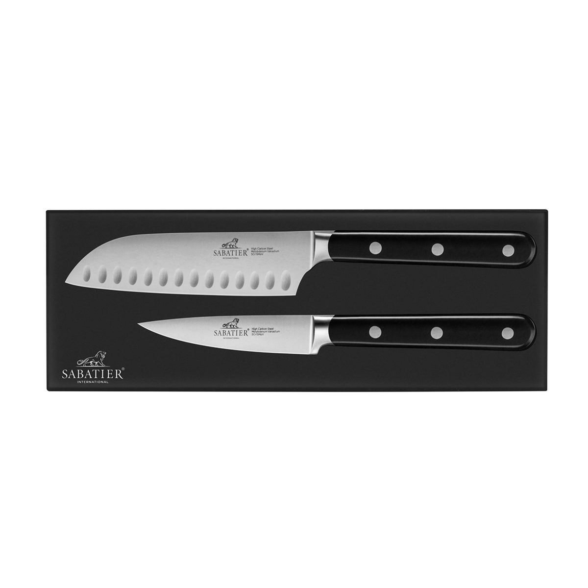 Lion Sabatier Coffret préparer office 9cm + mini santoku 12cm - 764180