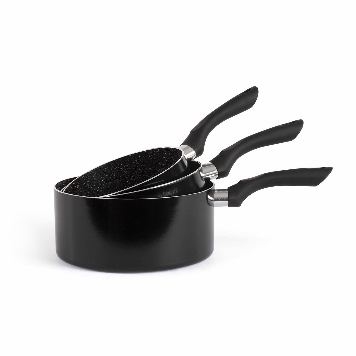 LIVOO Série de 3 casseroles aluminium 16/18/20cm - MEN125N