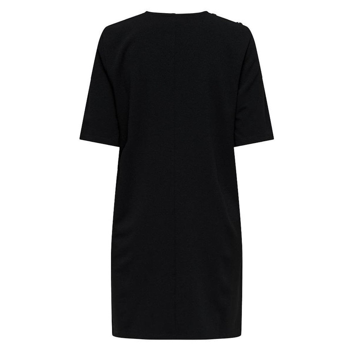 JACQUELINE DE YONG Robe Droite Noir Femme JDY Life Button