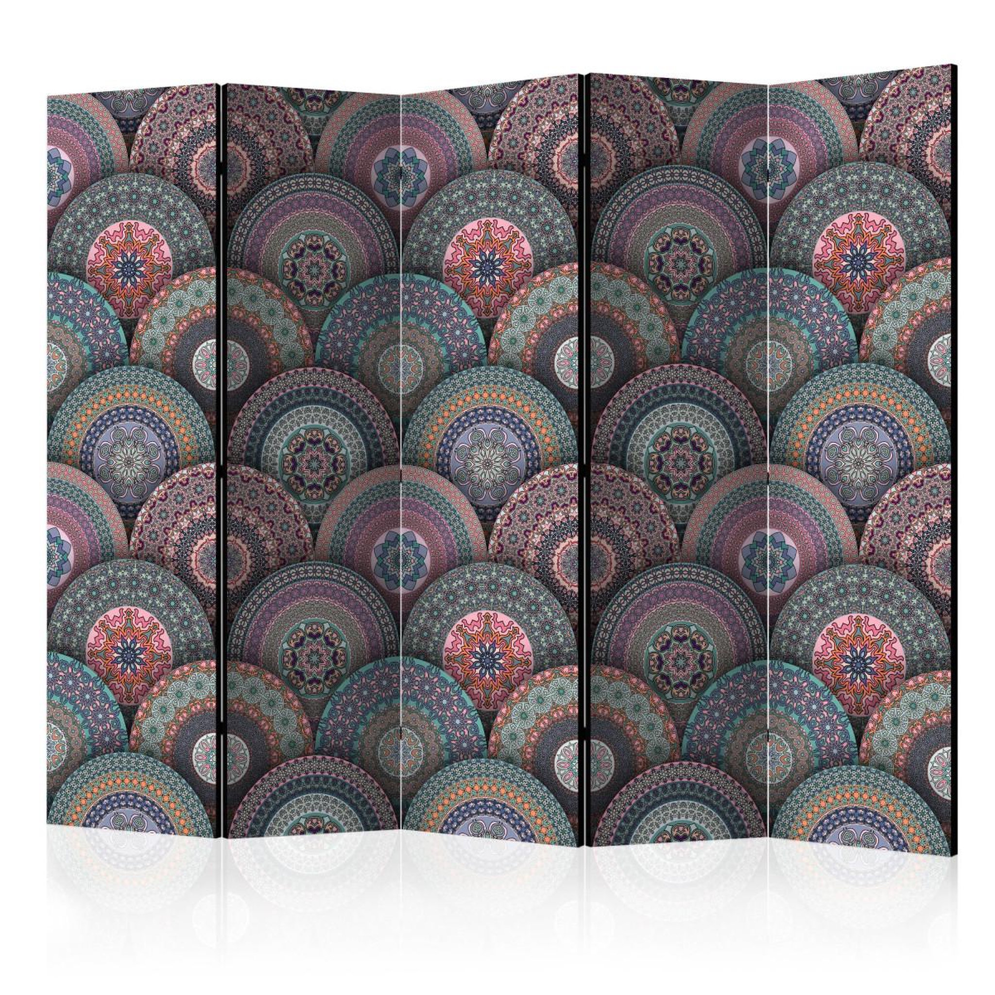 Paris Prix Paravent 5 volets  oriental kaleidoscope  172x225cm