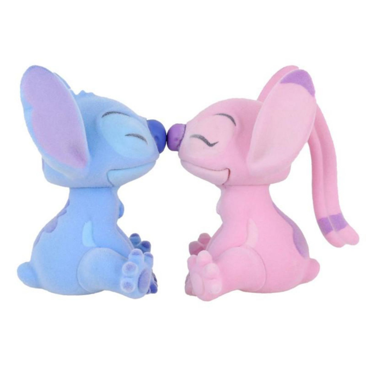 DISNEY Figurines floquées Disney Bisous Stitch et Angel Grand Jester
