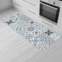 Voir la diapositive 2 : Paris Prix Tapis Déco Rectangle  Salou  45x120cm Bleu