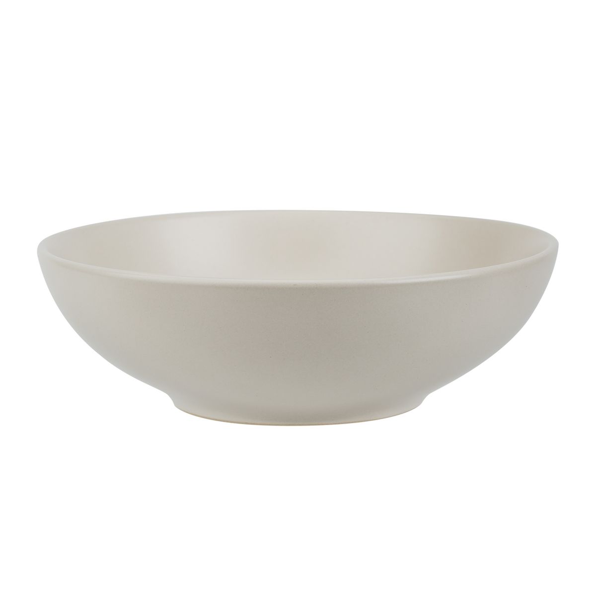 Service d'assiettes de 18 pièces grès VIVIA CREAM