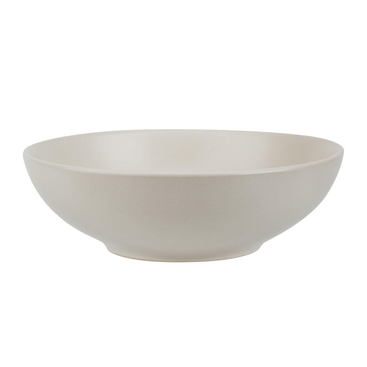 Service d'assiettes de 18 pièces grès VIVIA CREAM