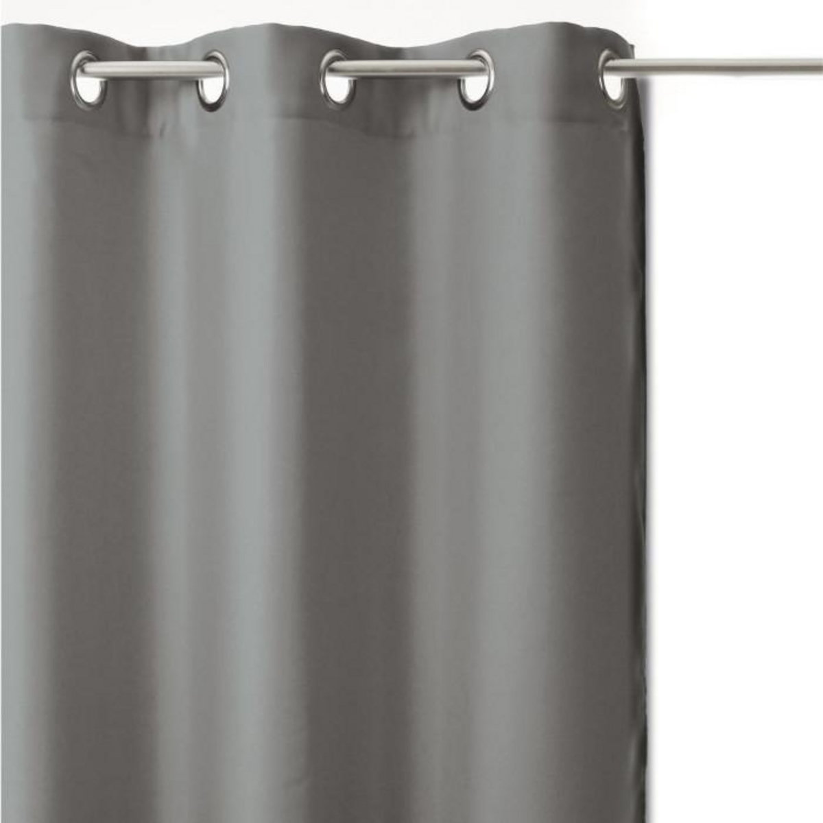 ATMOSPHERA Lot de 2 Rideaux Occultants  Kerry  135x240cm Gris