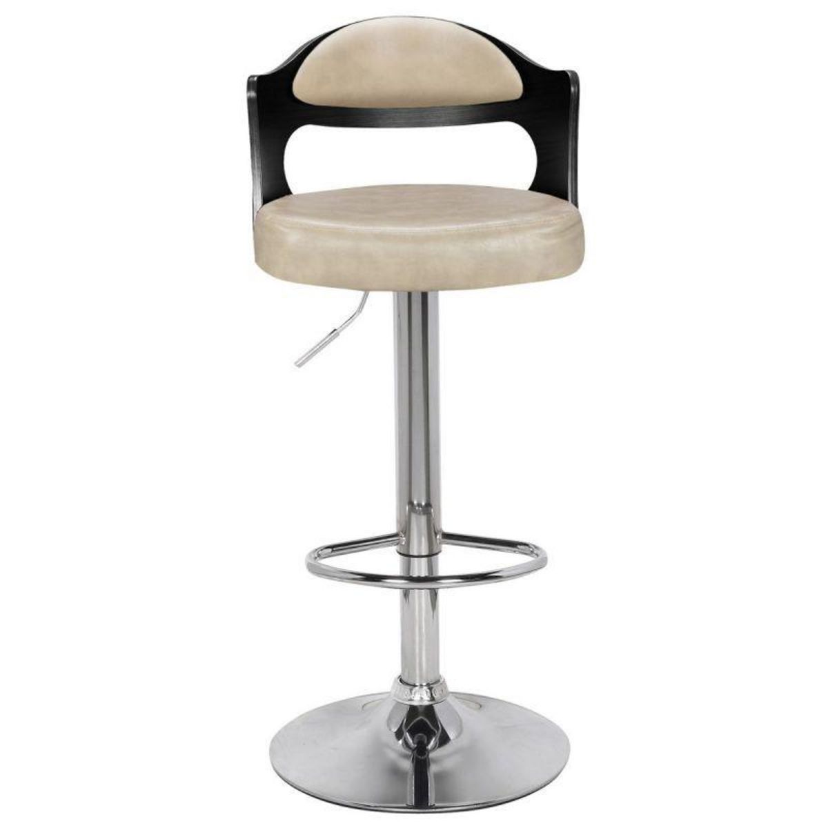 Paris Prix Lot de 2 Tabourets de Bar  Omina  90-110cm Crème