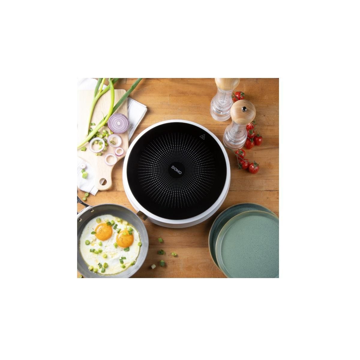 Domo Rechaud induction ronde 1 foyer - DO30112IP