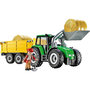 Voir la diapositive 2 : PLAYMOBIL Jeu de construction Playmobil Tracteur avec remorque inclinable