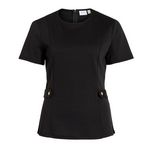 Vila T shirt  Femme Vila Lillie. Coloris disponibles : Noir