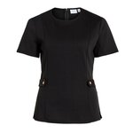 Vila T shirt  Femme Vila Lillie. Coloris disponibles : Noir