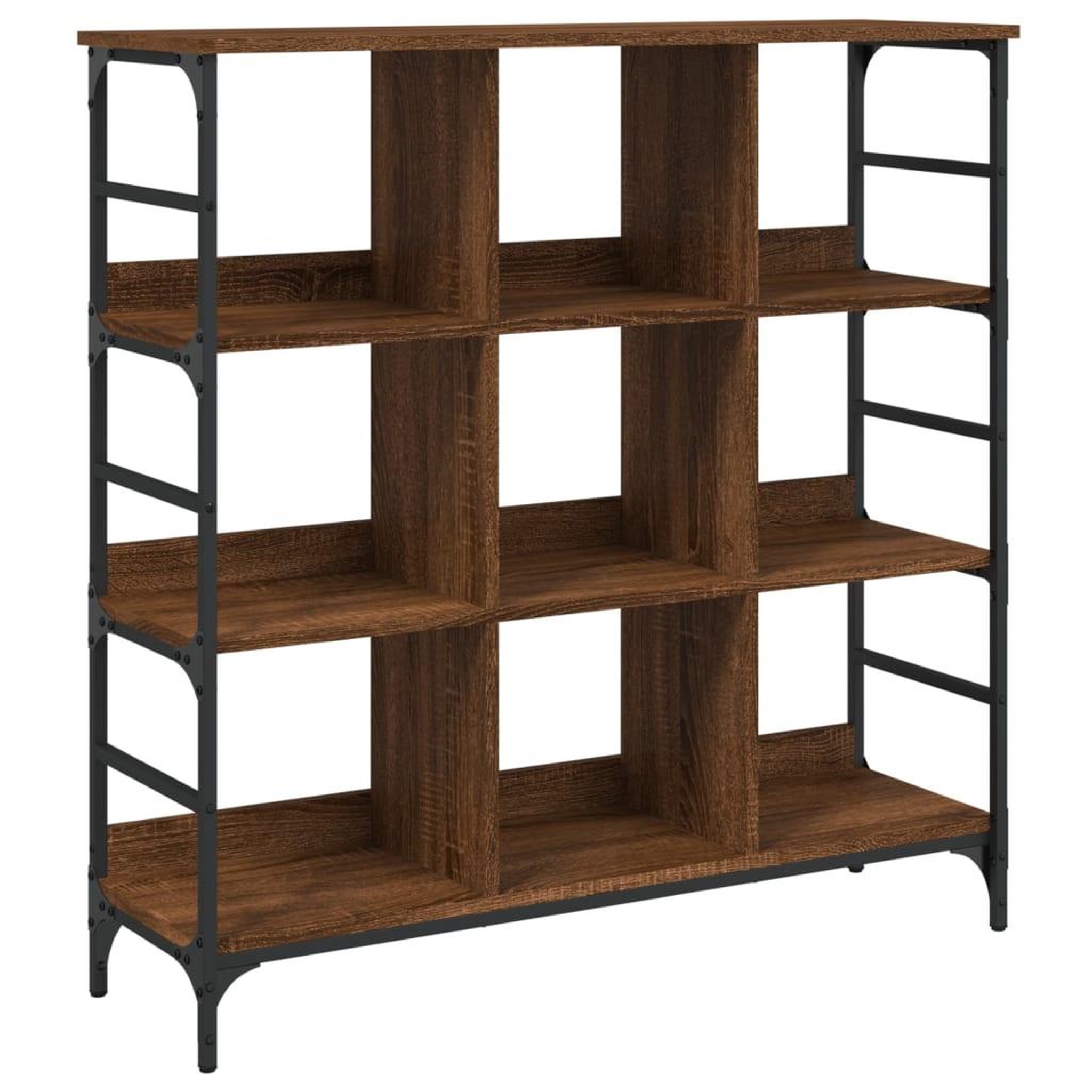 Voir la diapositive 2 : VIDAXL Buffet chene marron 102x32x103,5 cm bois d'ingenierie
