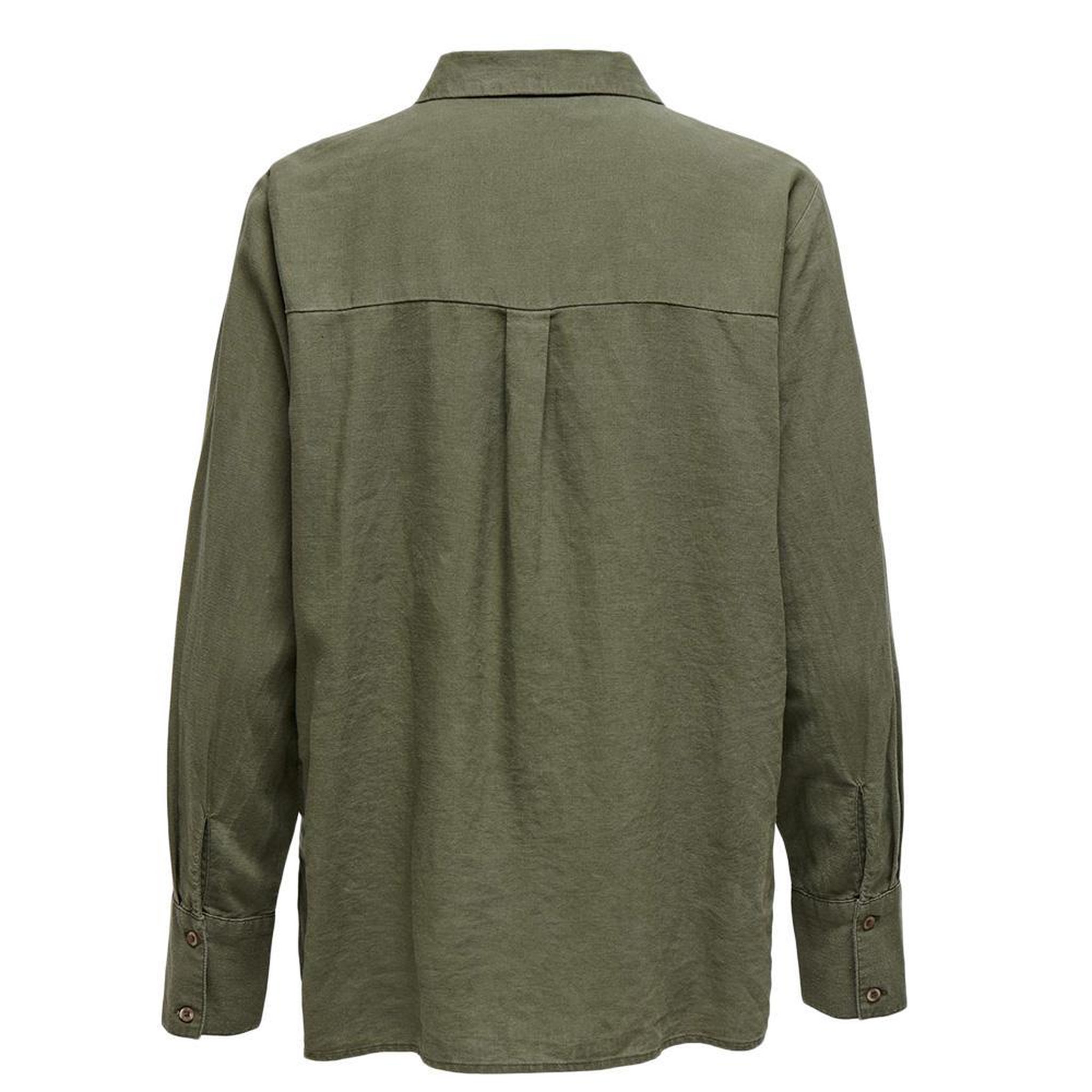 Voir la diapositive 5 : JACQUELINE DE YONG Chemise Kaki Femme JDY Linen