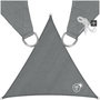 Voir la diapositive 1 : tectake Voile d'ombrage triangulaire triangulaire avec une protection UV 50+ gris 5 x 5 x 5 m