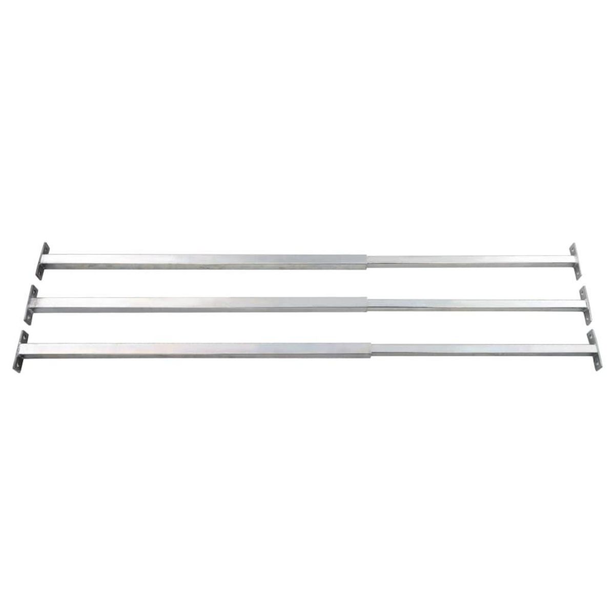 VIDAXL Barres de fenetre reglables de securite 3 pcs 710-1200 mm