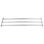 Voir la diapositive 4 : VIDAXL Barres de fenetre reglables de securite 3 pcs 710-1200 mm
