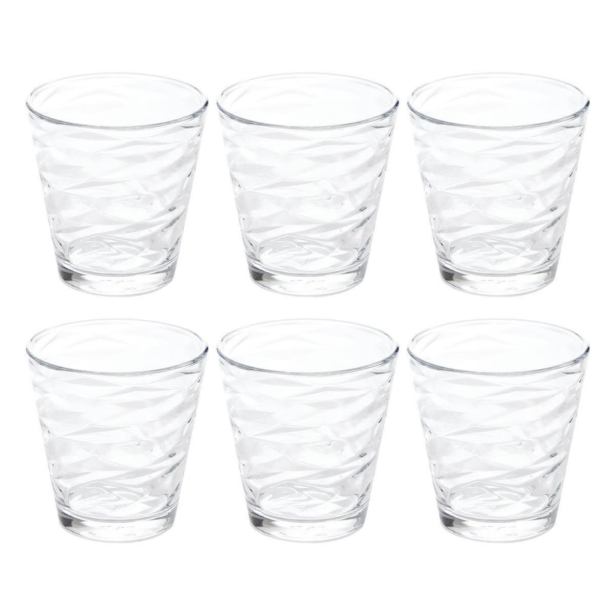 SECRET DE GOURMET Lot de 6 Gobets Bas  Pedreau  25cl Transparent