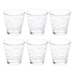 SECRET DE GOURMET Lot de 6 Gobets Bas  Pedreau  25cl Transparent