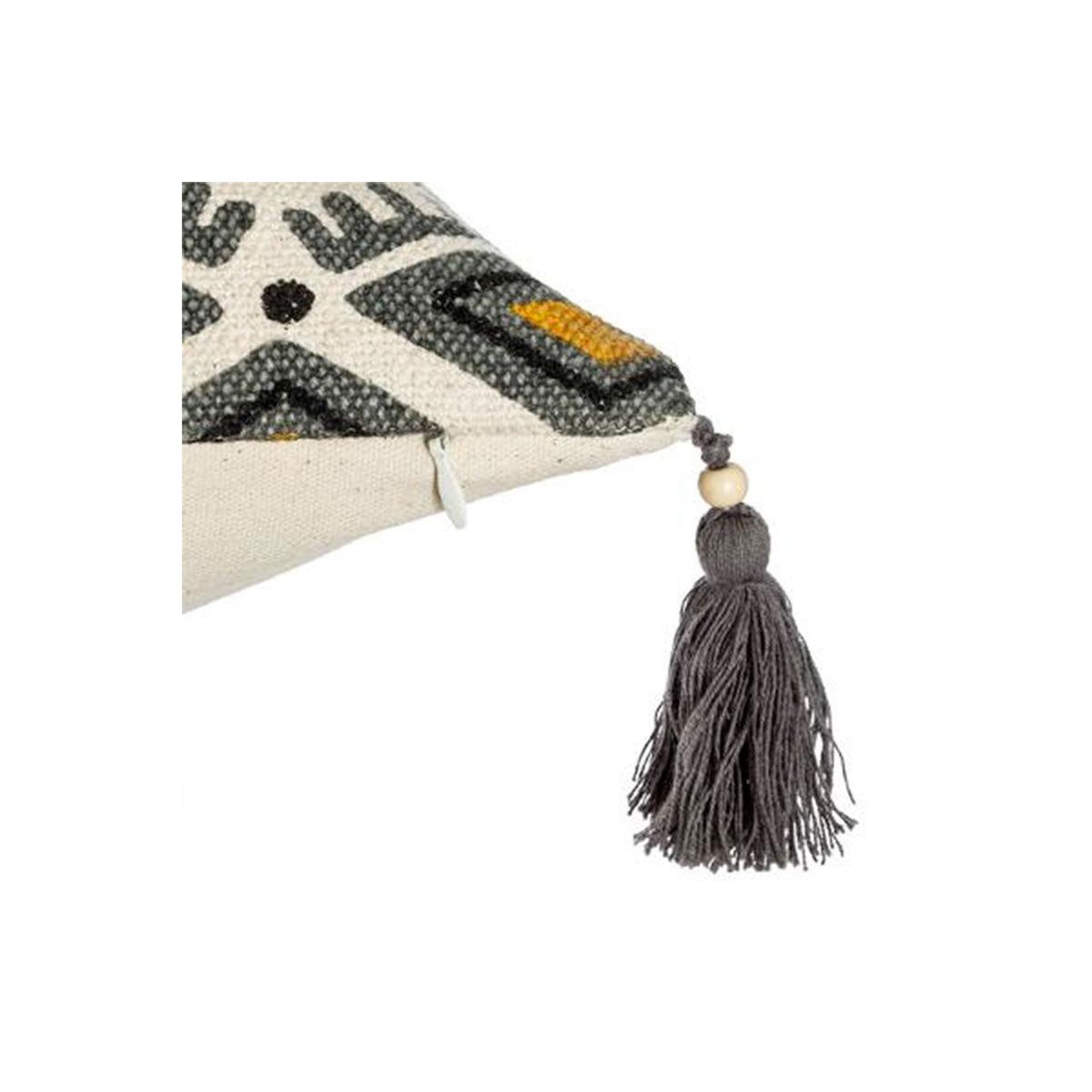 Voir la diapositive 3 : ATMOSPHERA Housse de coussin imprimé  aztèque  40x40cm beige