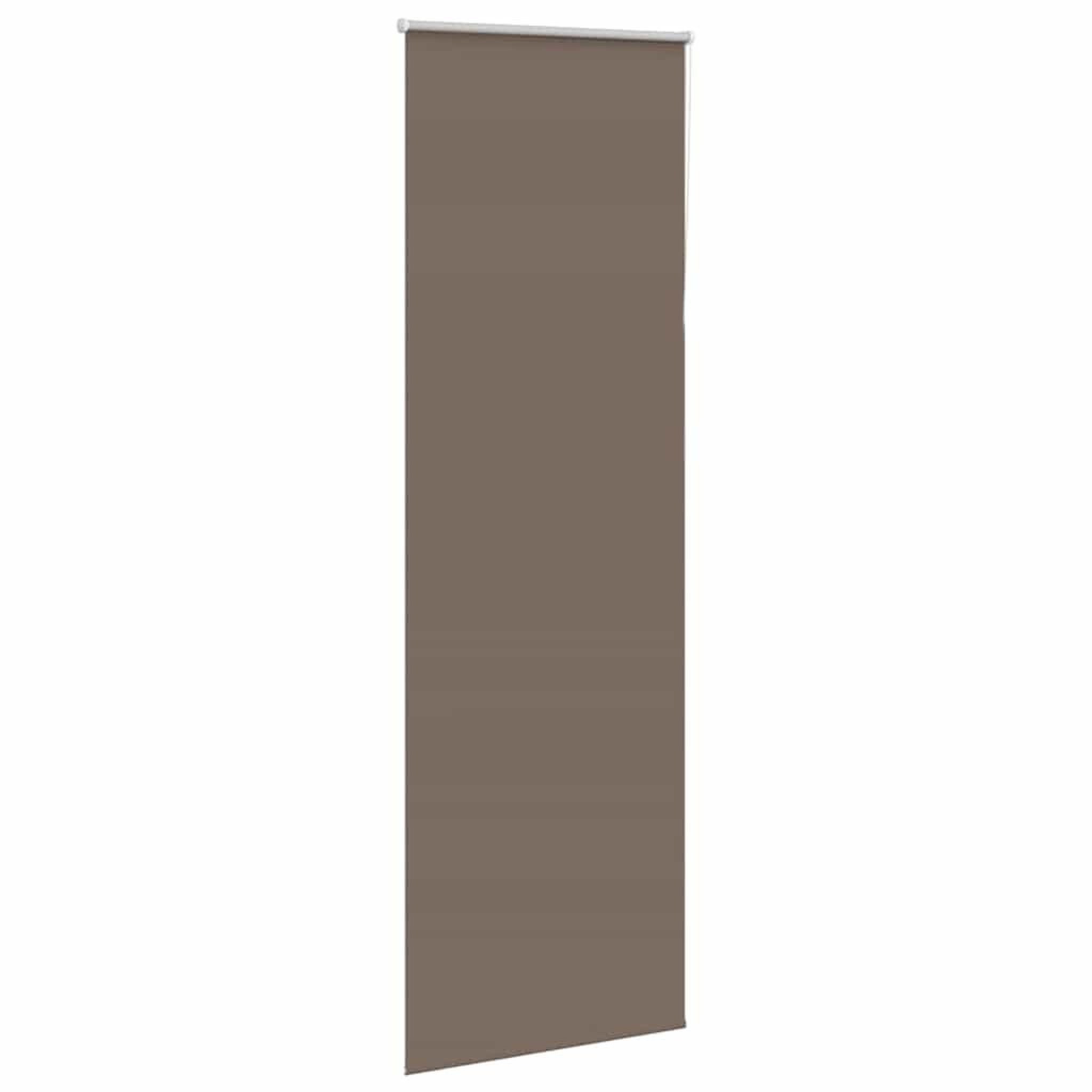 Voir la diapositive 3 : VIDAXL Store enrouleur occultant cafe 80x210cm largeur du tissu 75,7cm