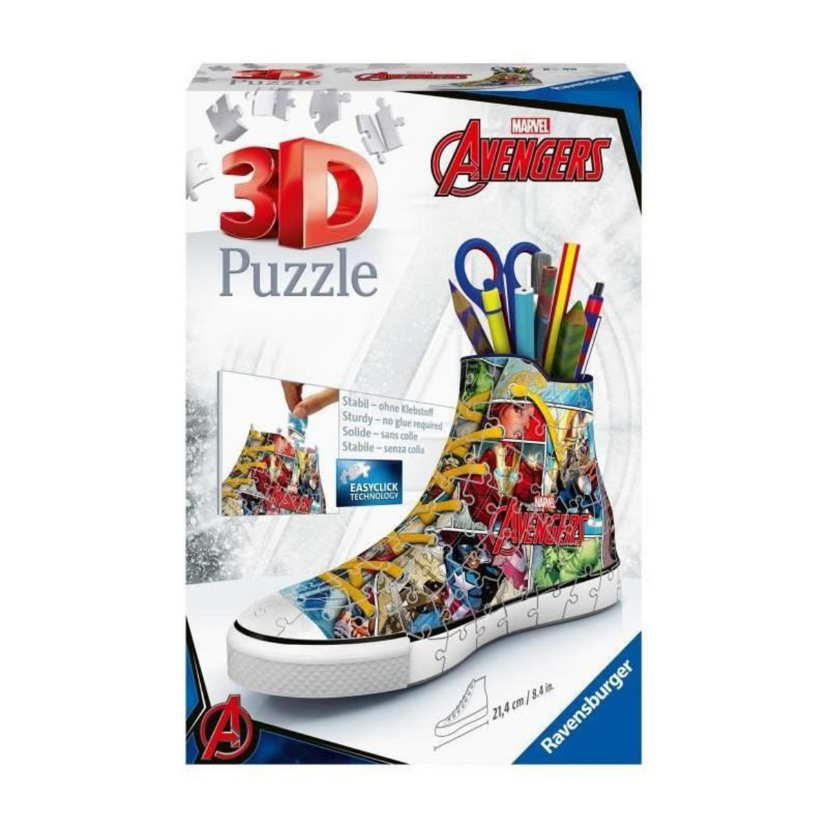 RAVENSBURGER AVENGERS Puzzle 3D Sneaker 108 pcs