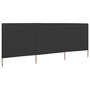 Voir la diapositive 1 : VIDAXL Paravent 3 panneaux Tissu 400 x 120 Anthracite
