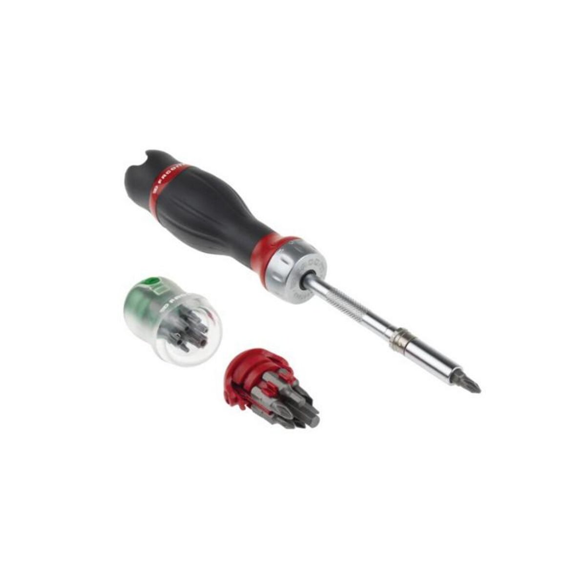 FACOM Tournevis porte embouts à cliquet PROTWIST® avec 15 embouts de vissage FACOM ATCL.1PB