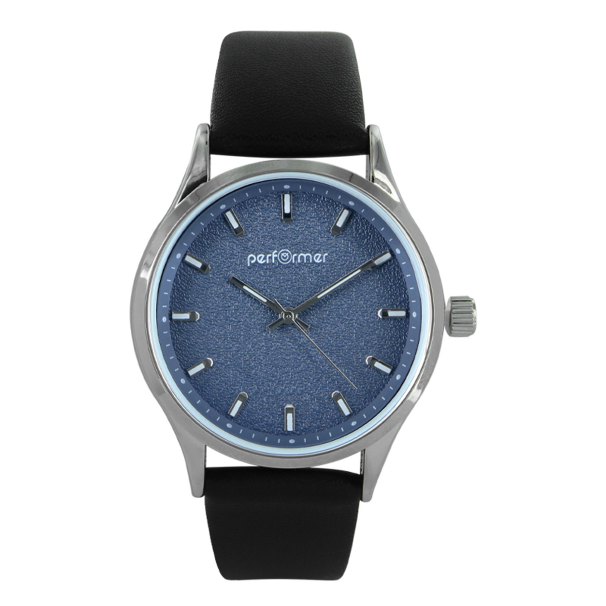 Performer Montre Performer Homme Polyur thane Noir Cadran Bleu