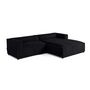 Voir la diapositive 2 : LISA DESIGN Ela - canapé d'angle droit 4 places - en fausse fourrure
