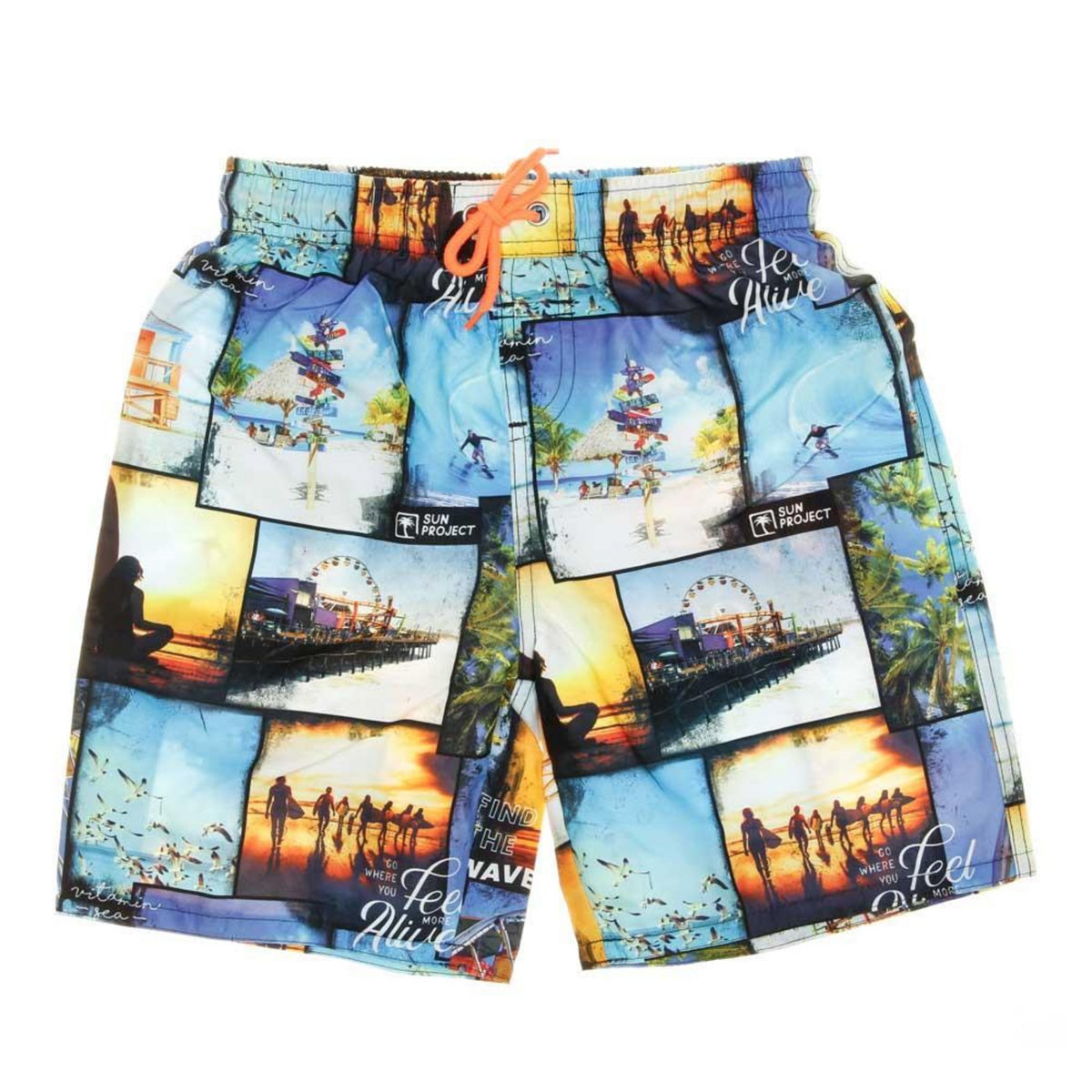 SUN PROJECT Short de bain /Orange Garçon Sun project3069