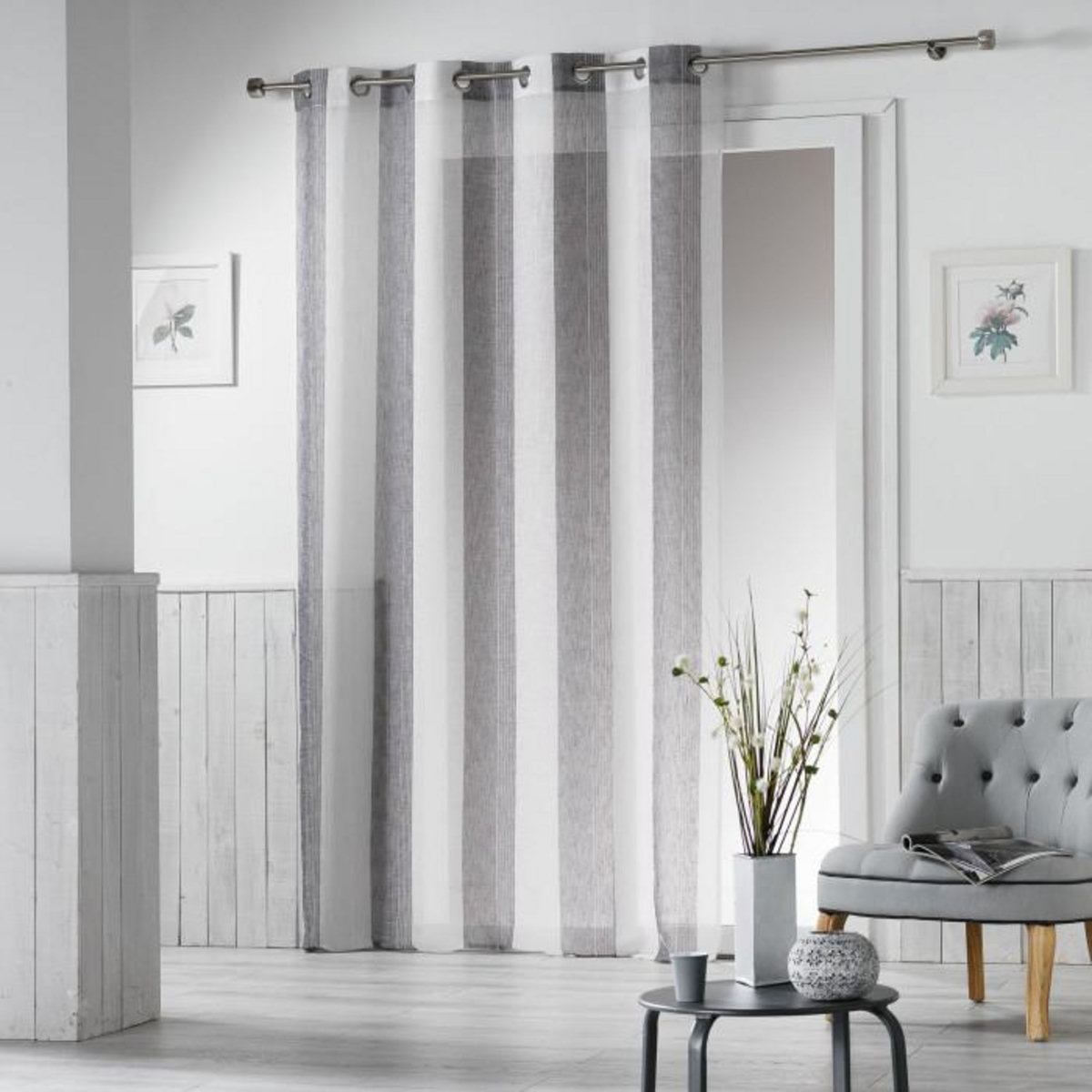 Paris Prix Rideau Voilage  Alia  140x240cm Naturel