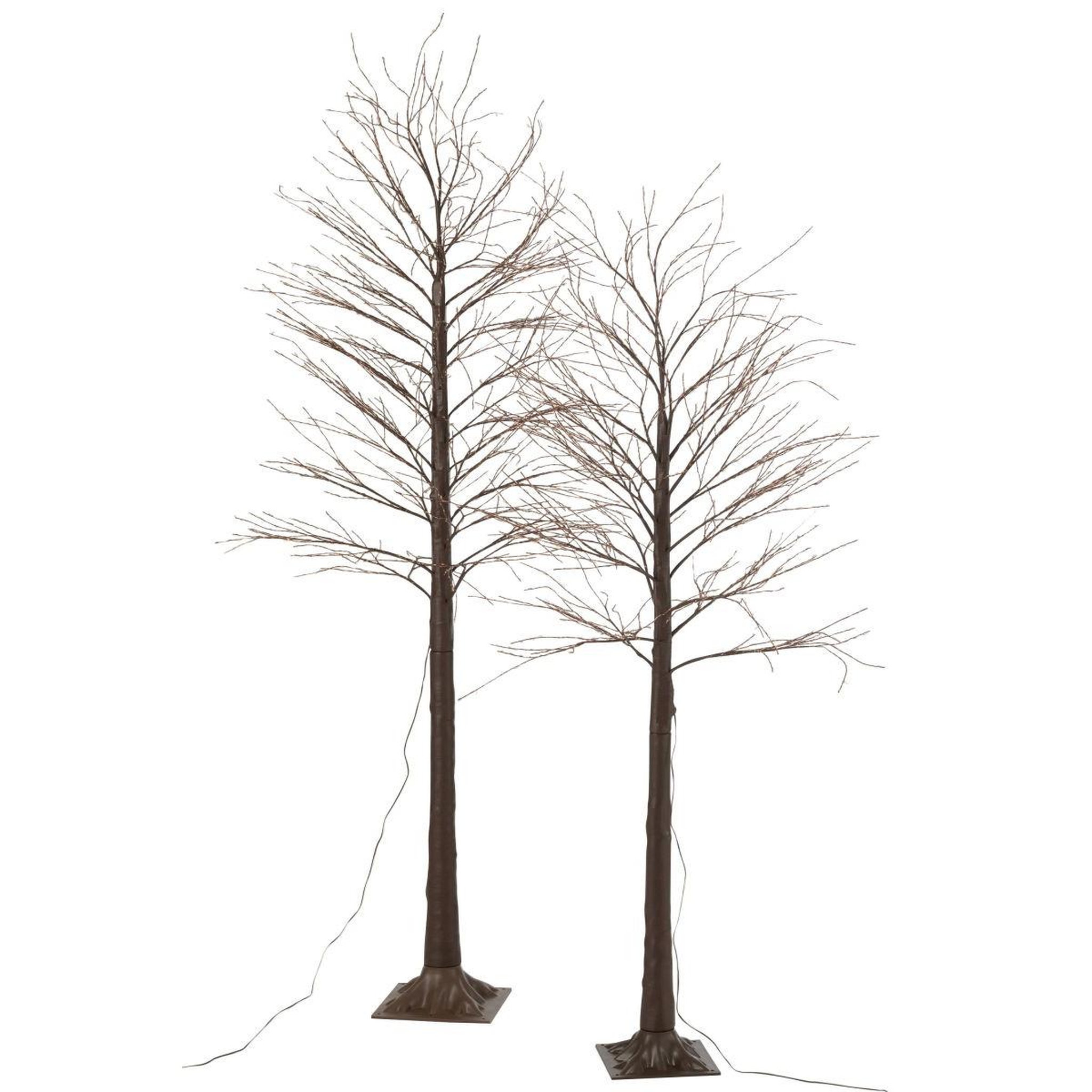 Voir la diapositive 5 : J-LINE Arbre 2000 led  automn  180cm marron
