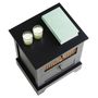 Voir la diapositive 4 : IDIMEX Table de chevet PADMA 2 tiroirs, en bois et rotin