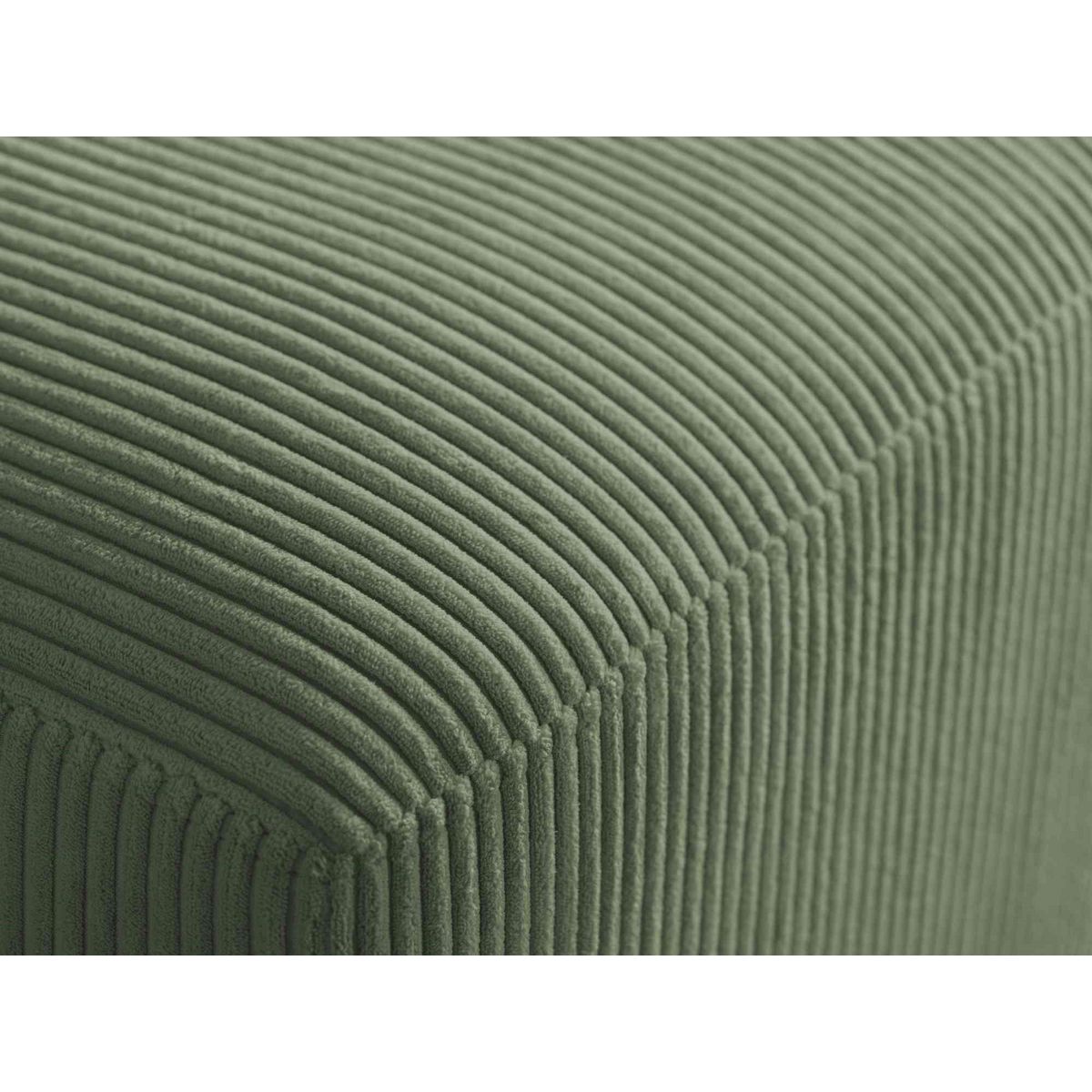 LISA DESIGN Livy - canapé d'angle convertible - avec coffre - en velours côtelé - 5 places - droit