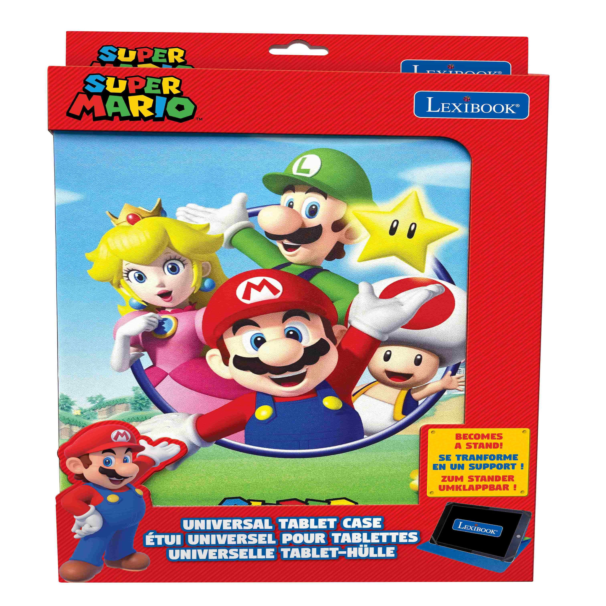 Voir la diapositive 5 : Lexibook Pochette pour tablettes universelle 7-10'' super mario