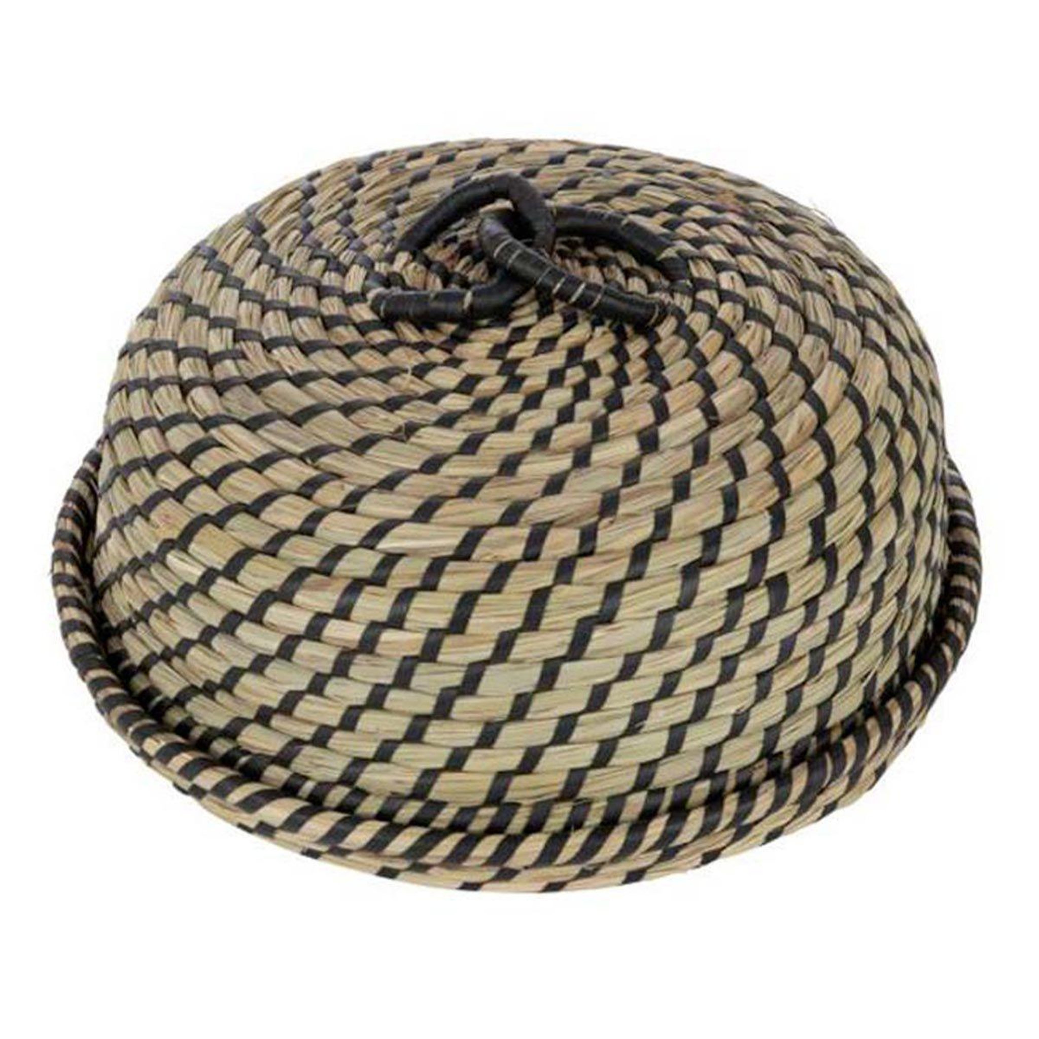 Voir la diapositive 1 : J-LINE Panier à Pain  Daren  30cm Naturel & Noir