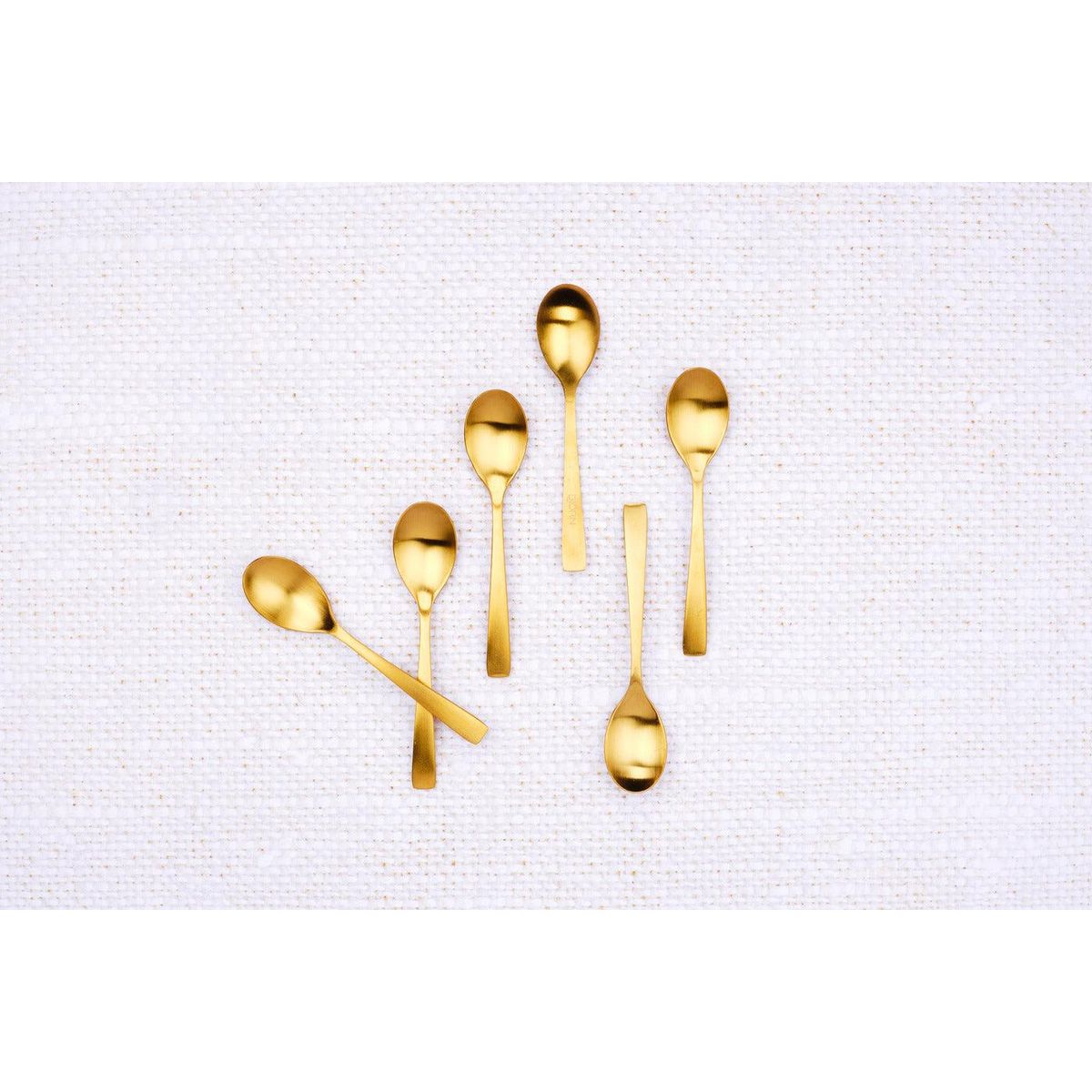 BJORN Coffret 6 petites cuillères OGLU - Gold