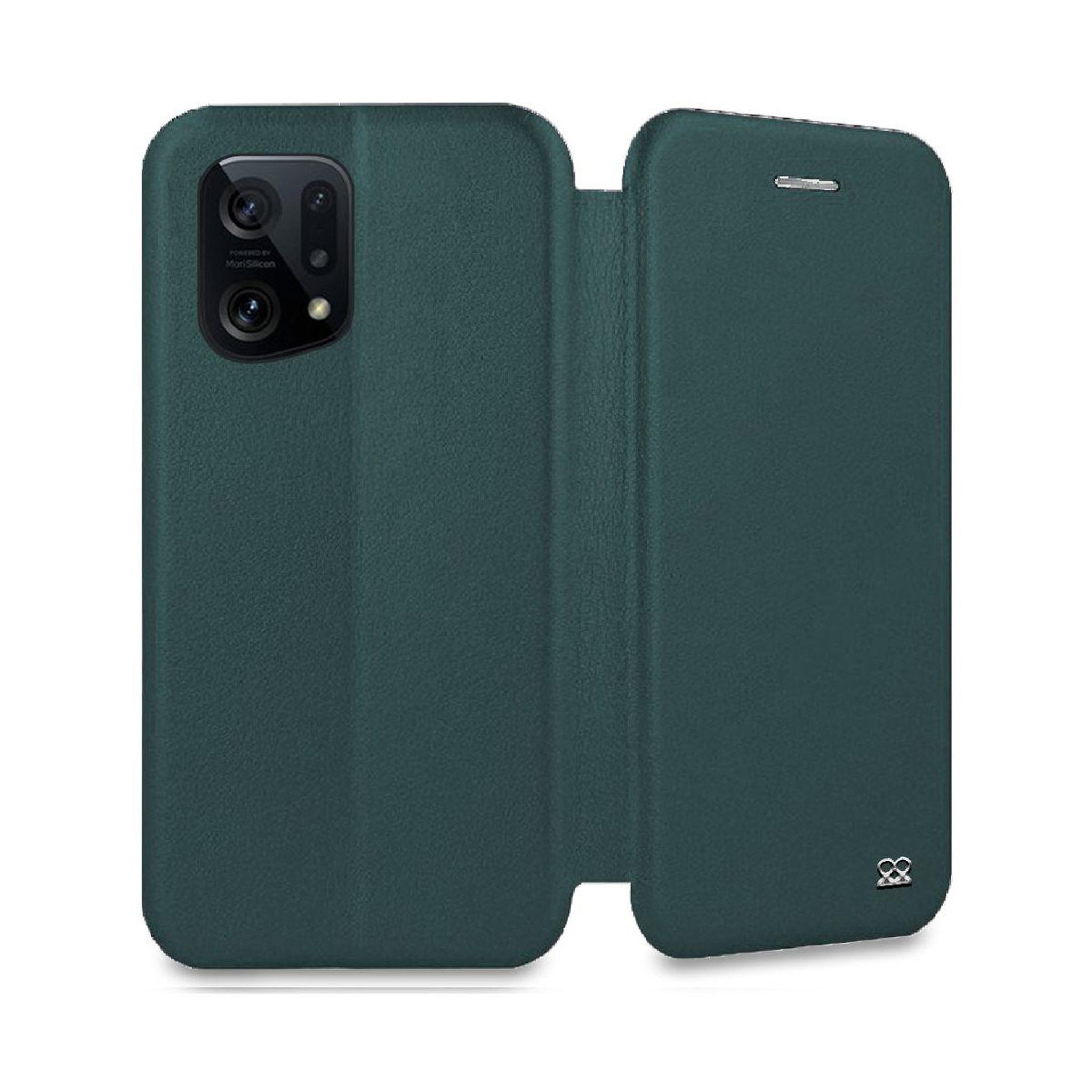 Voir la diapositive 4 : IBROZ Etui oppo find x5 etui cuir kaki