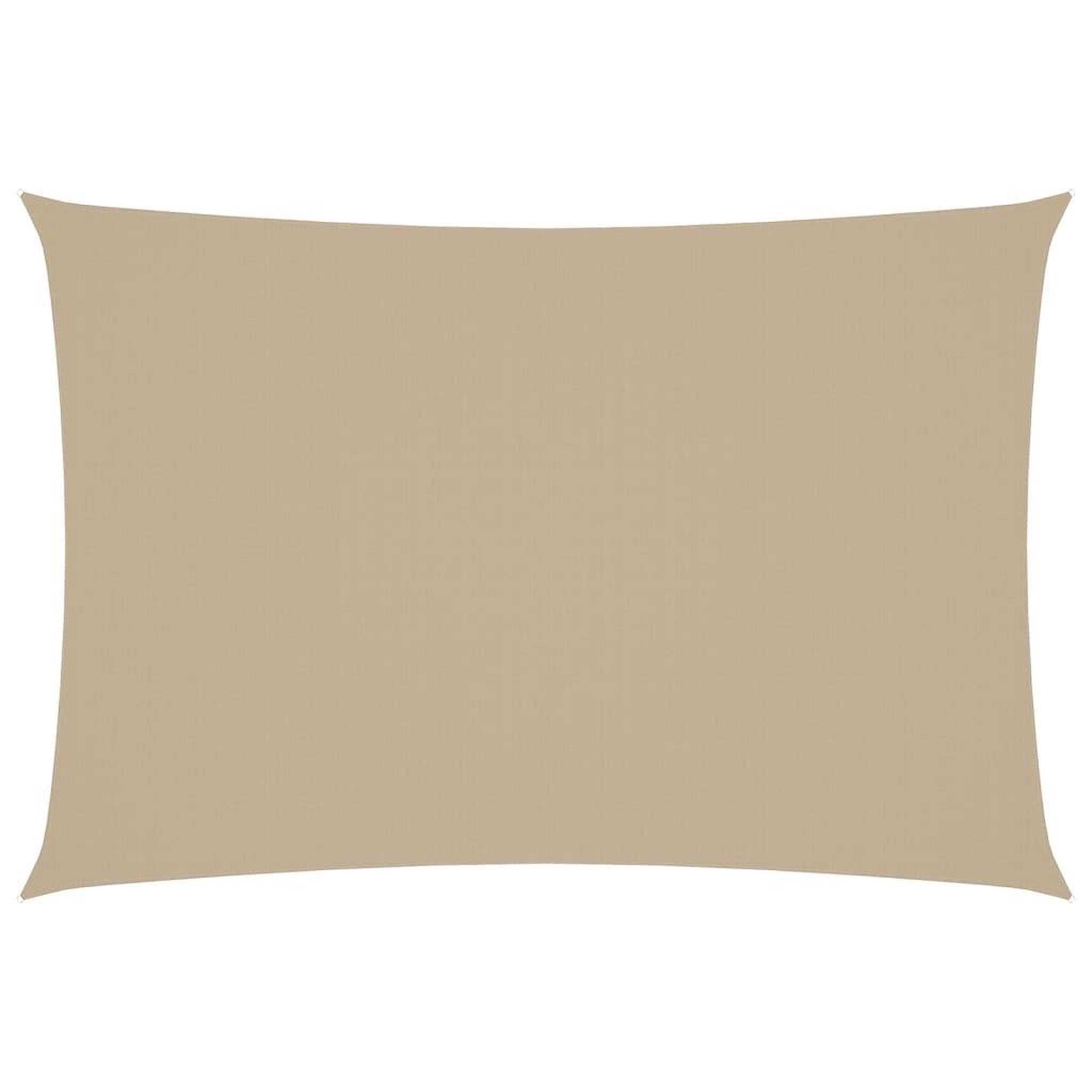 Voir la diapositive 2 : VIDAXL Voile de parasol Tissu Oxford rectangulaire 3x5 m Beige