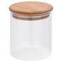 Voir la diapositive 2 : VIDAXL Pots de conservation en verre couvercle en bambou 6 pcs 600 ml