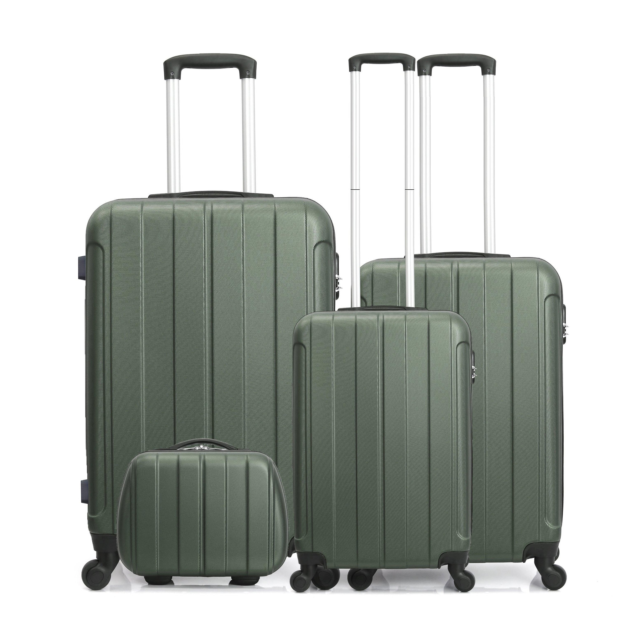 HERO Hero - set de 4 valises fogo-c 75 cm 4 roues. Coloris disponibles : Rose, Gris, Beige
