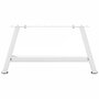 Voir la diapositive 5 : VIDAXL Pieds de table basse forme de A 2 pcs blanc 70x(30-31) cm acier