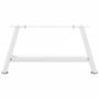 Voir la diapositive 5 : VIDAXL Pieds de table basse forme de A 2 pcs blanc 70x(30-31) cm acier