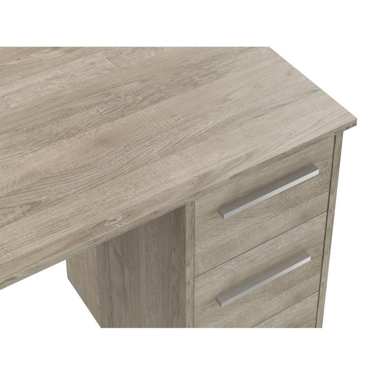 Bureau droit 3 tiroirs L110cm CARLA