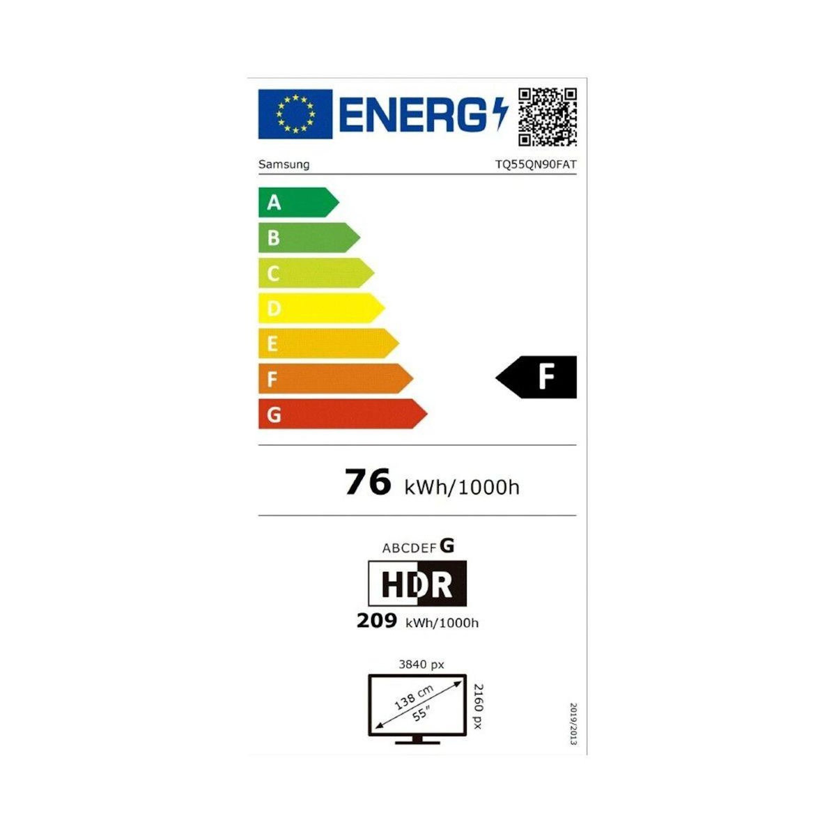 Samsung TV Mini Led NeoQLED TQ55QN90F 4K AI  2025
